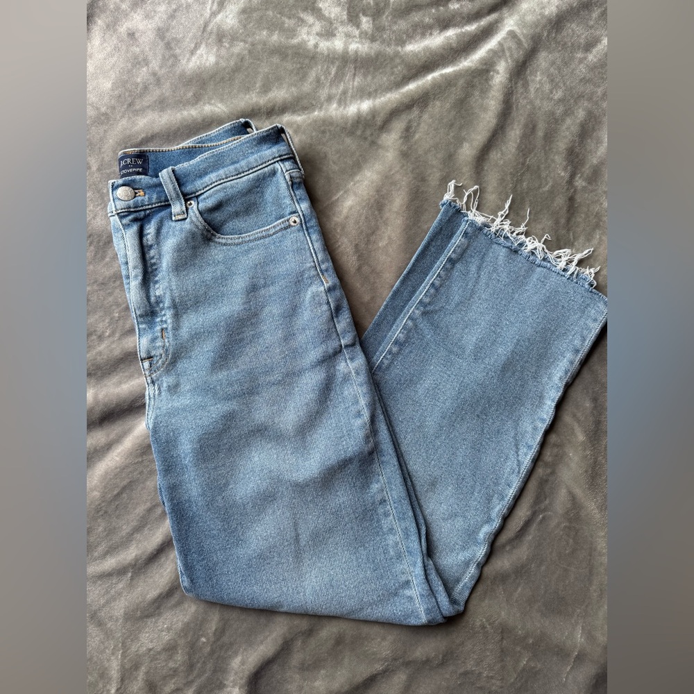J. Crew Women's Light Blue Stovepipe Jeans
